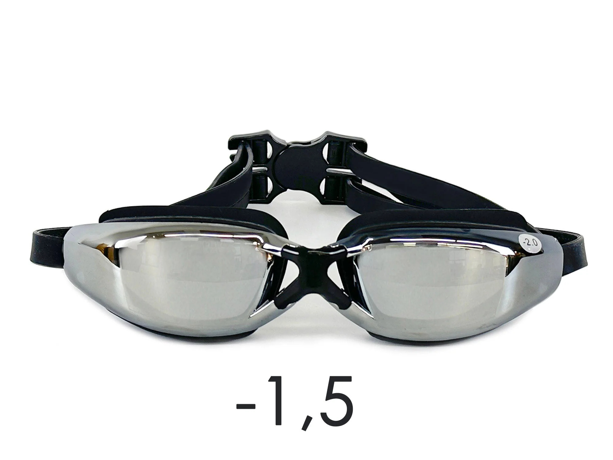 Anti-UV Mirror Swimming Goggles Anti-Fog Swim Glasses for Men and Women Nearsighted - Image 24