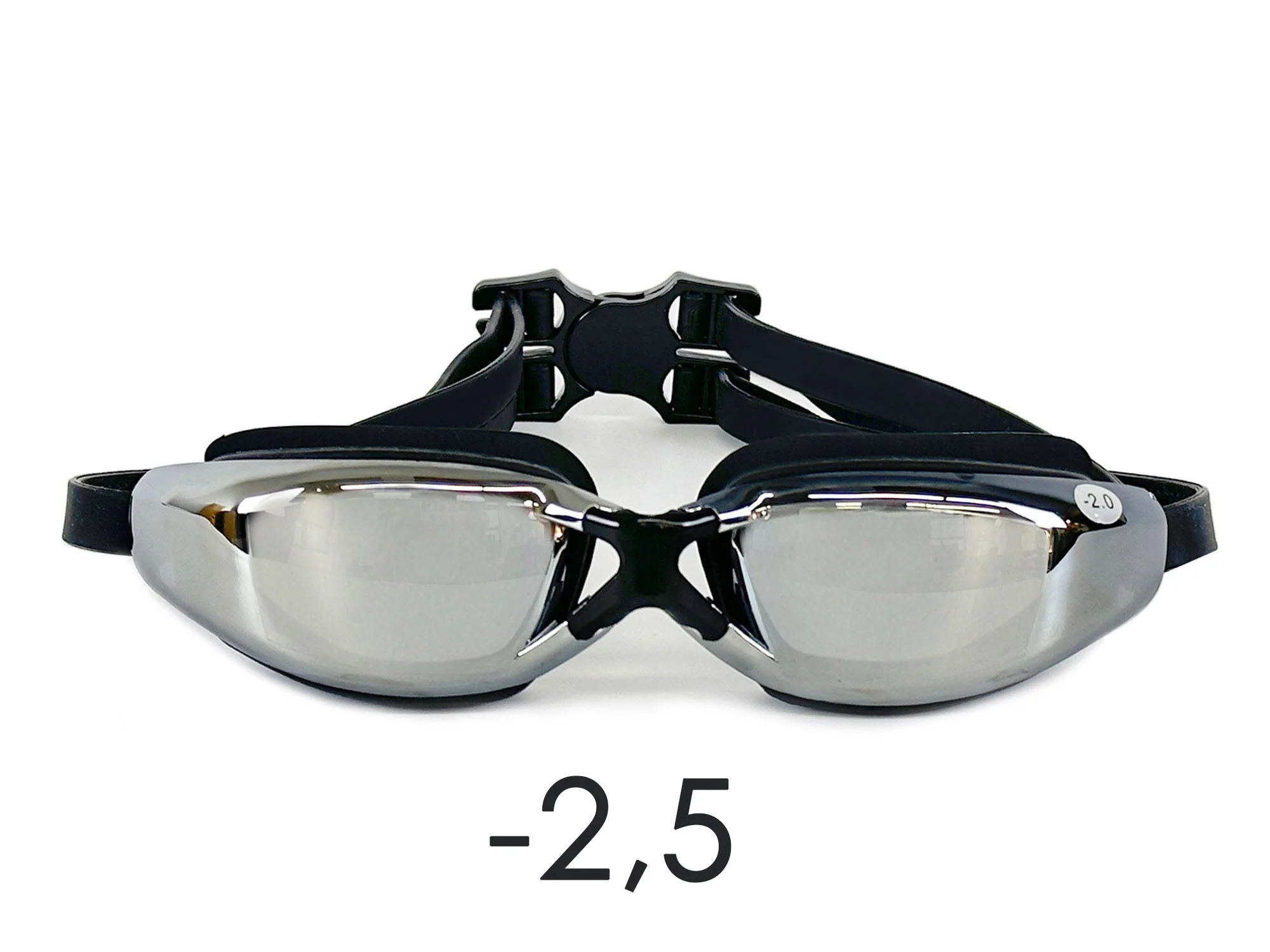 Anti-UV Mirror Swimming Goggles Anti-Fog Swim Glasses for Men and Women Nearsighted - Image 35
