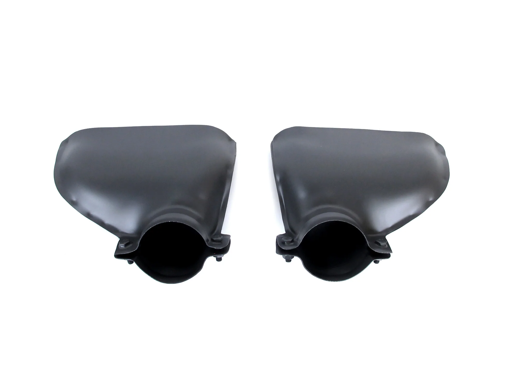 63mm Inlet Exhaust Tips Muffler Black For AUDI A6 C8 A7 2019-2024 Refit to S6 S7 - Image 13