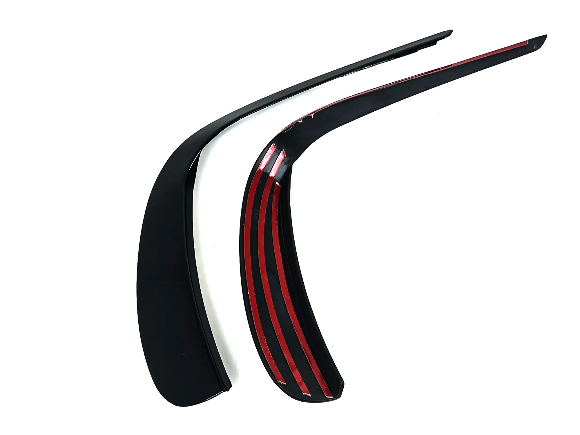 Black Front Canards Splitter for Mercedes E Class W213 S213 C238 A238 AMG Line 2021-2023 - Image 10