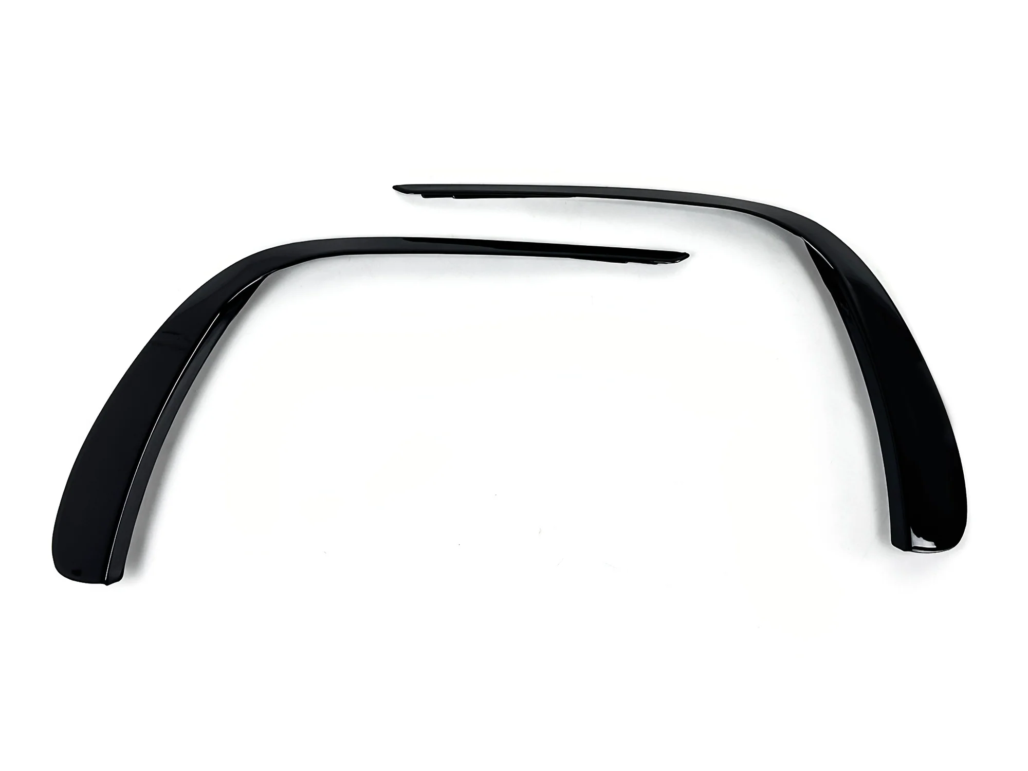 Black Front Canards Splitter for Mercedes E Class W213 S213 C238 A238 AMG Line 2021-2023 - Image 4
