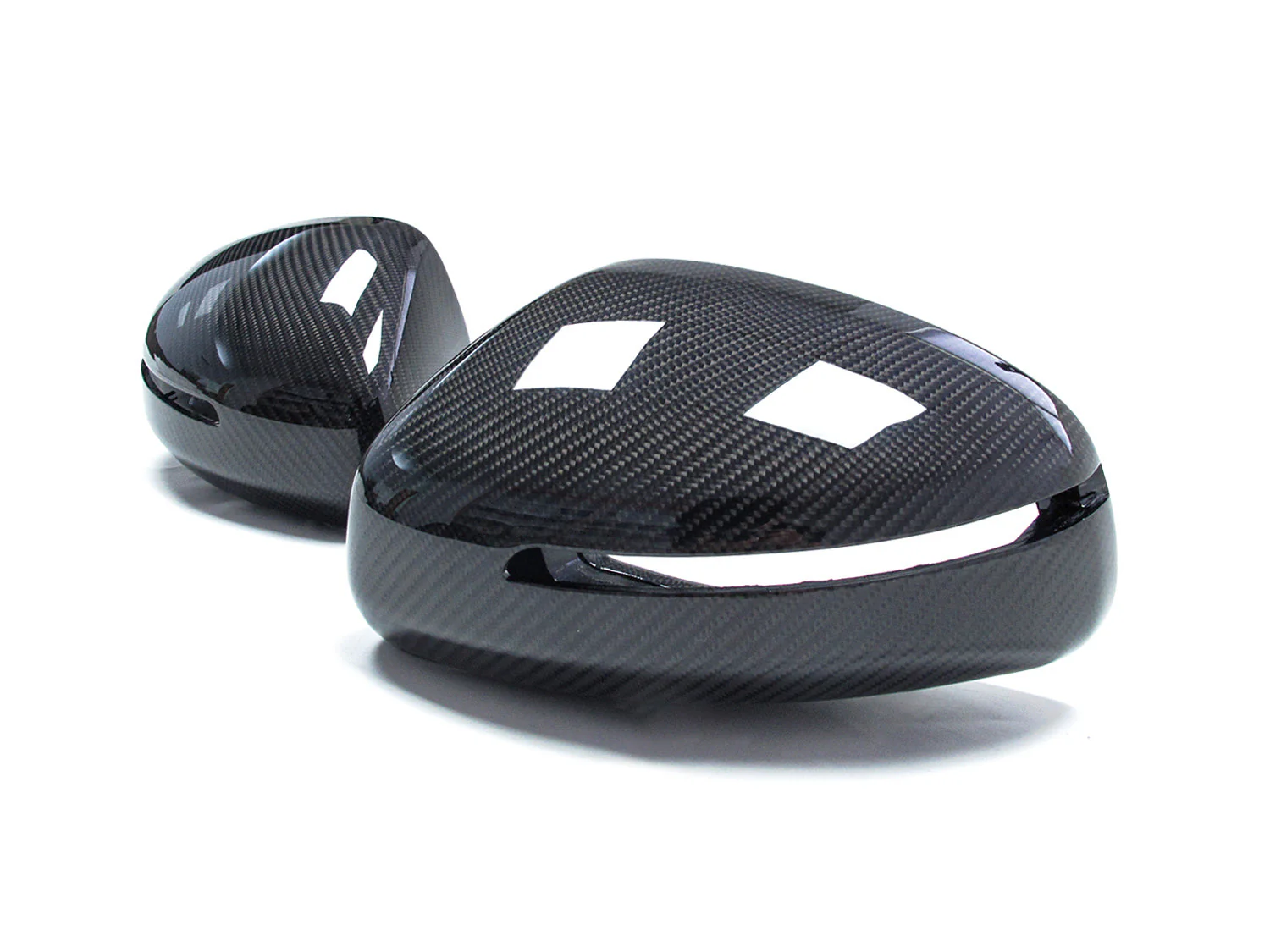 Replacement For AUDI TT MK2 8J TTS TTRS 8R Real Carbon Fiber Side Mirror Cover Caps - Image 8
