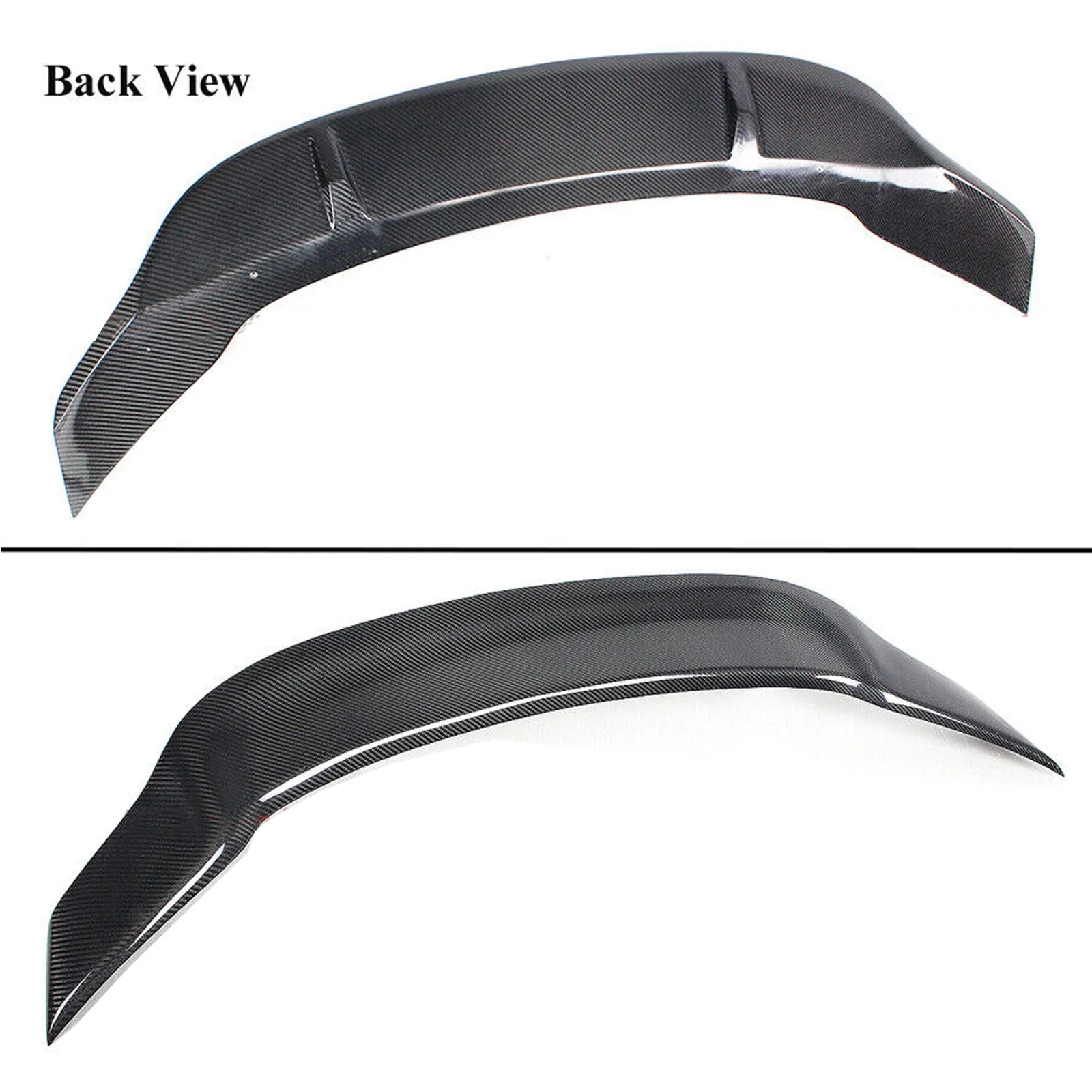 Real Carbon Fiber Rear Trunk Spoiler for Mercedes-Benz W204 2-door Coupe C204 2012-2014 - Image 4