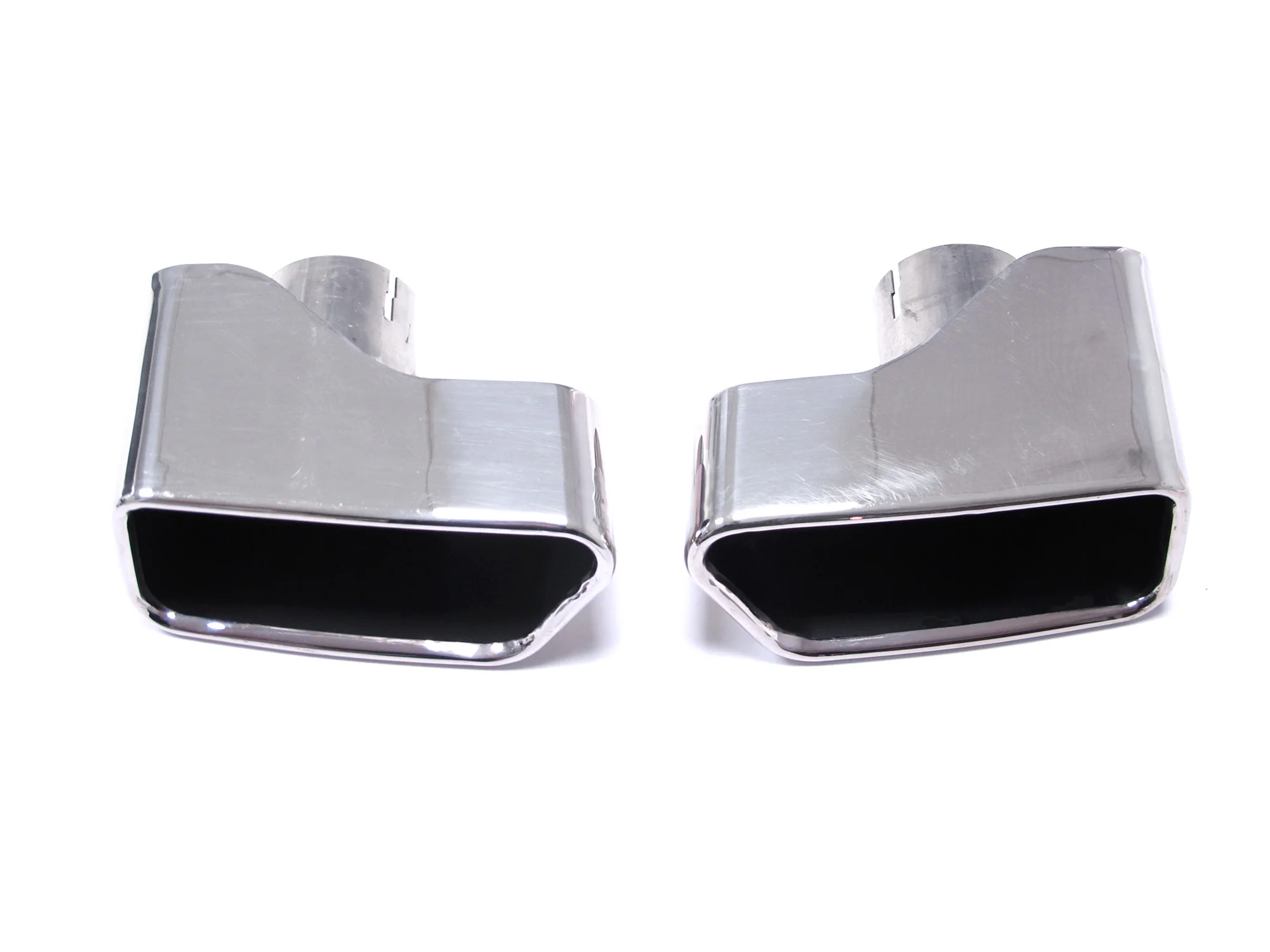 Black/Chrome Exhaust Tips For BMW F10 F11 550i 550d M Sport 2010-2016 - Image 17