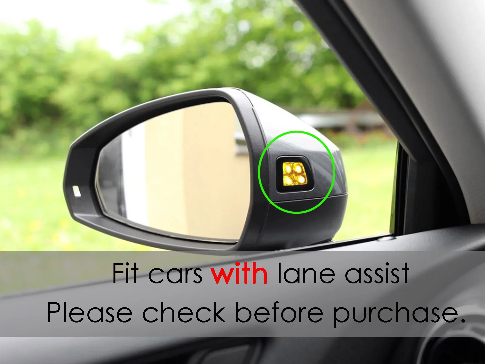 Gloss Black Mirror Cover Caps for Audi A3 8P A4 B8 A5 A6 C6 Q3 (No Side Assist) - Image 13