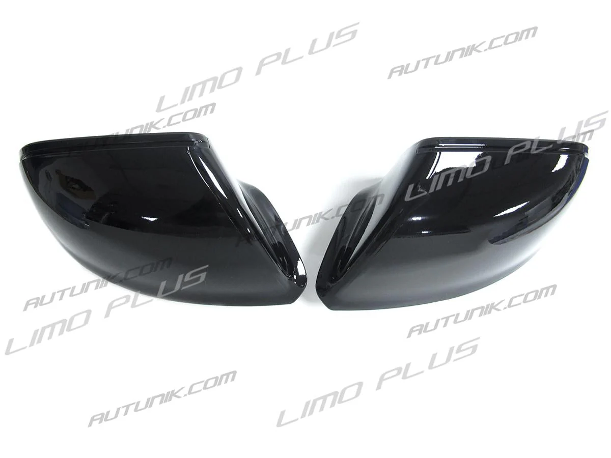 Pair Gloss Black Mirror Cover Caps For 2009-2017 AUDI Q5 SQ5 Q7 w/ Side Lane Assist mc64 - Image 11
