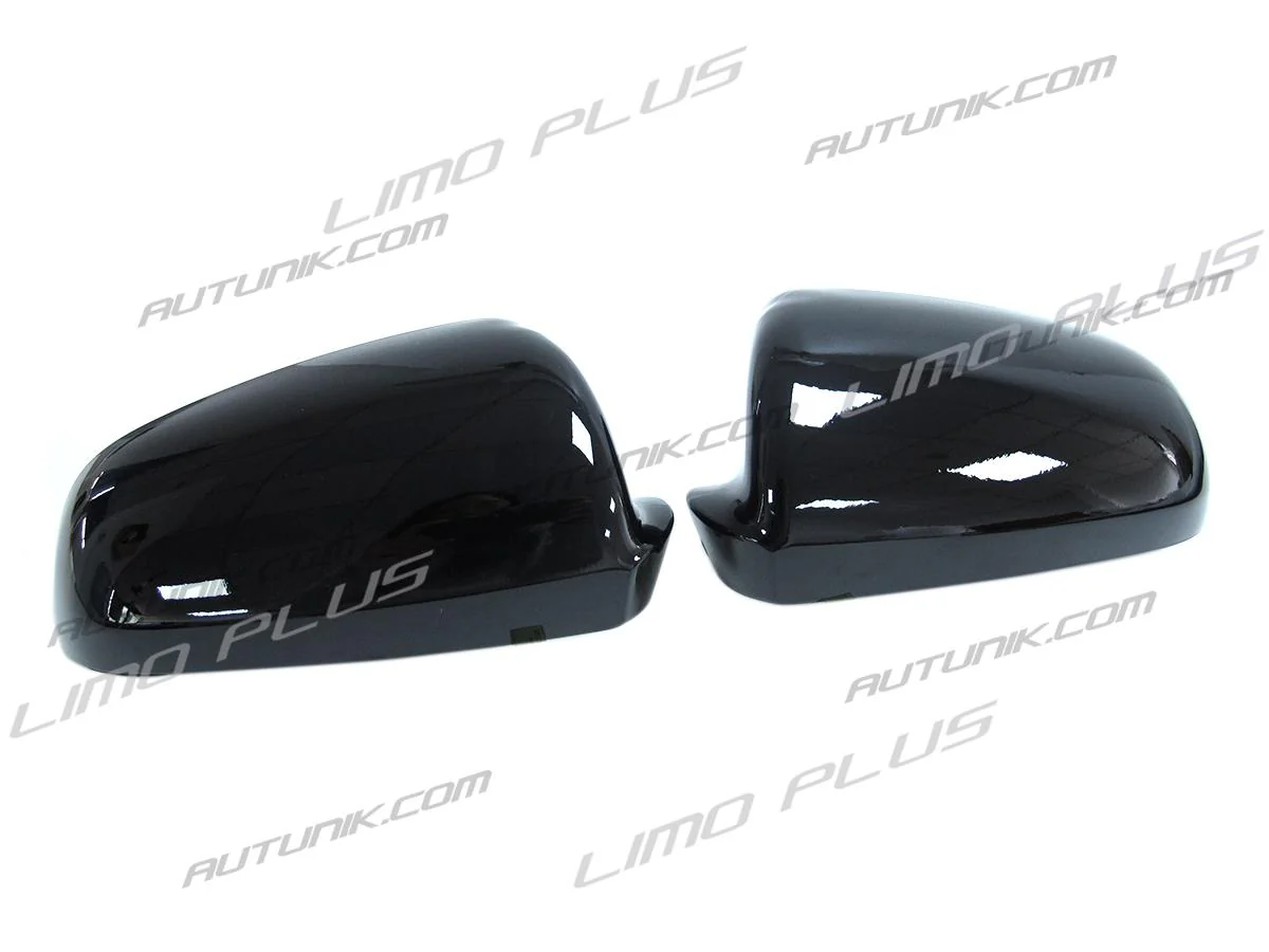 Pair Gloss Black Side Mirror Cover Caps Replace For AUDI A4 B7 B6 2002-2008 mc53 - Image 6