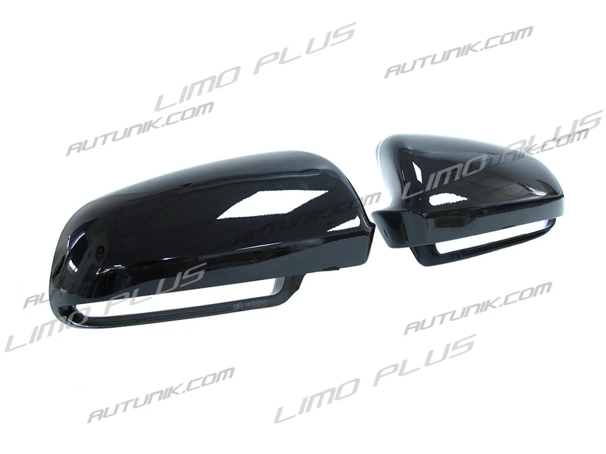 Pair Gloss Black Side Mirror Cover Caps Replace For AUDI A4 B7 B6 2002-2008 mc53 - Image 9