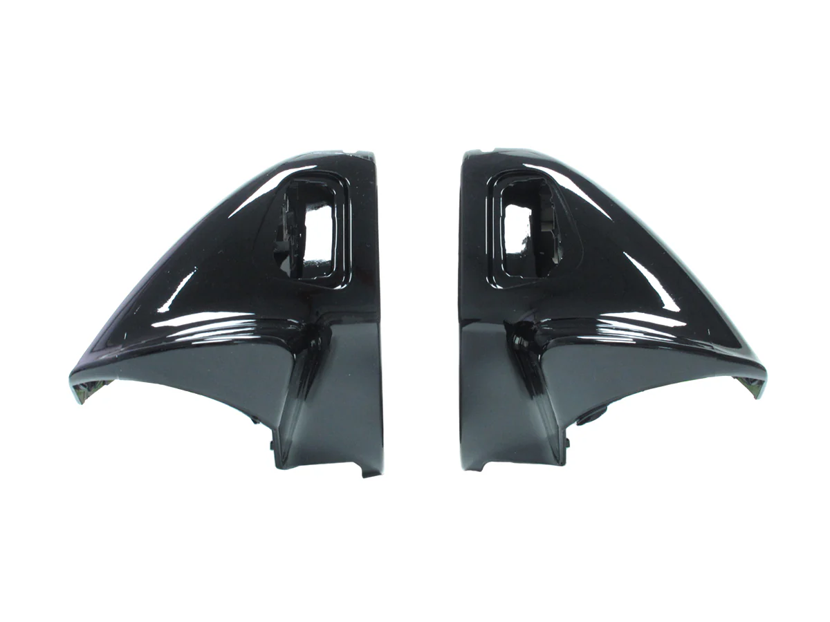 2x For AUDI A6 C7 S6 RS6 2012-2018 Gloss Black Side Mirror Cover Caps w/ Lane Assist Cutout - Image 7