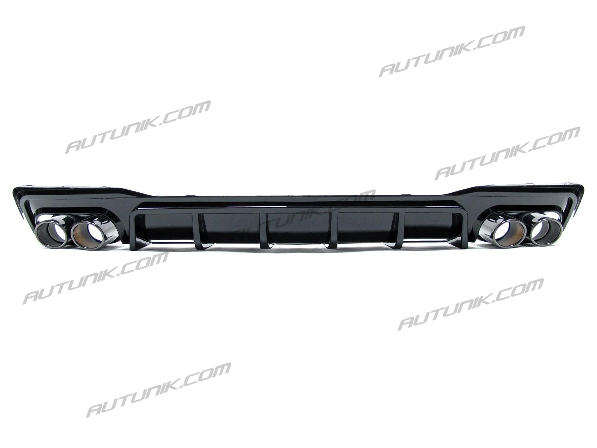 Gloss Black Rear Diffuser & Exhaust Tips for Audi A7 C8 S-line 2019-2025 - Image 6