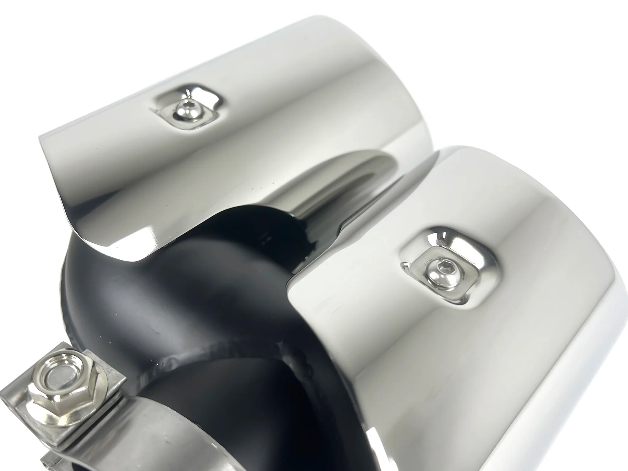 Stainless Steel Chrome Exhaust Tips for Porsche Macan Base 2.0L 2015-2018 - Image 8