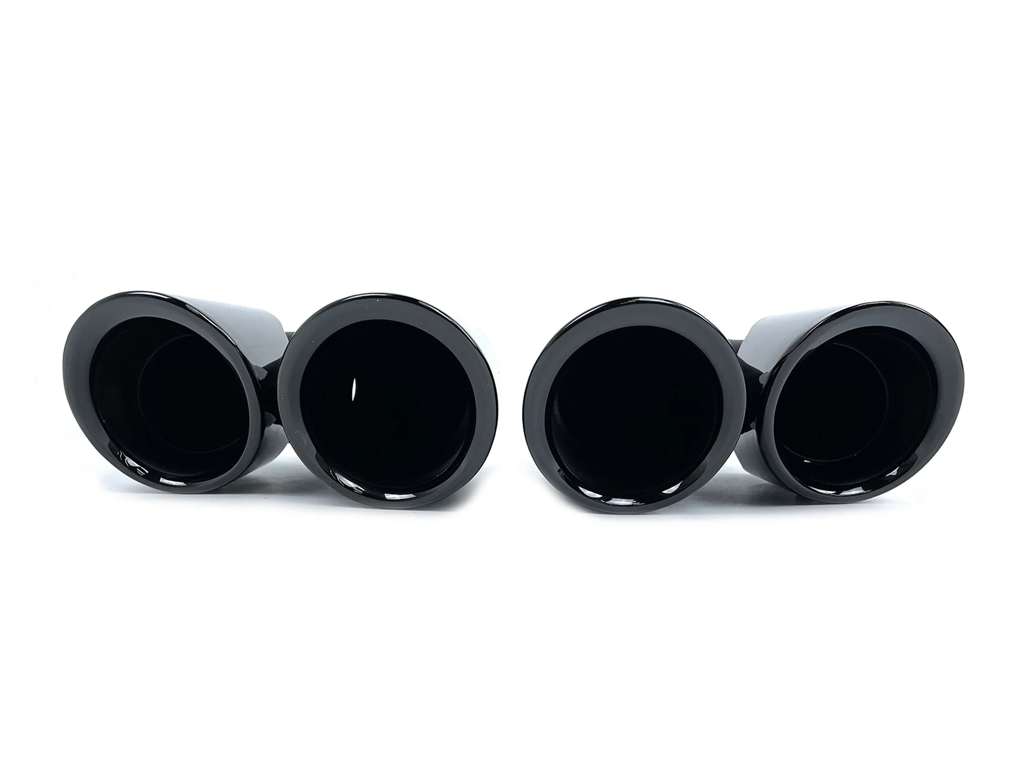 Black Stainless Steel Exhaust Tips for Porsche Macan Base 2.0L 2015–2018 - Image 10