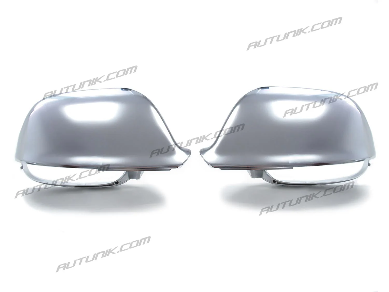 Matt Chrome Mirror Cover Caps For AUDI Q5 8R SQ5 09-17 Q7 10-15 With Lane Assist - Image 6