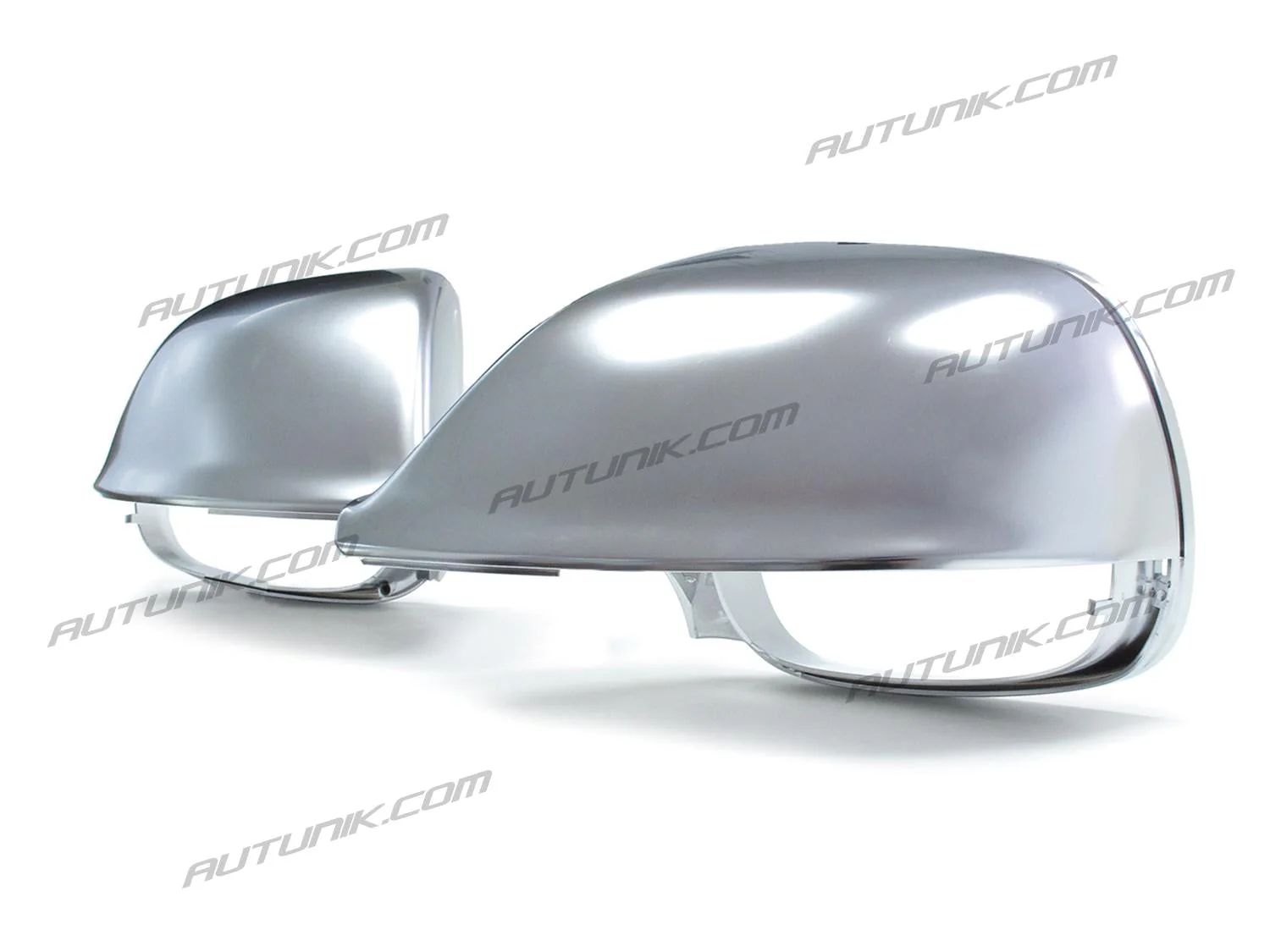 Matt Chrome Mirror Cover Caps For AUDI Q5 8R SQ5 09-17 Q7 10-15 With Lane Assist - Image 7