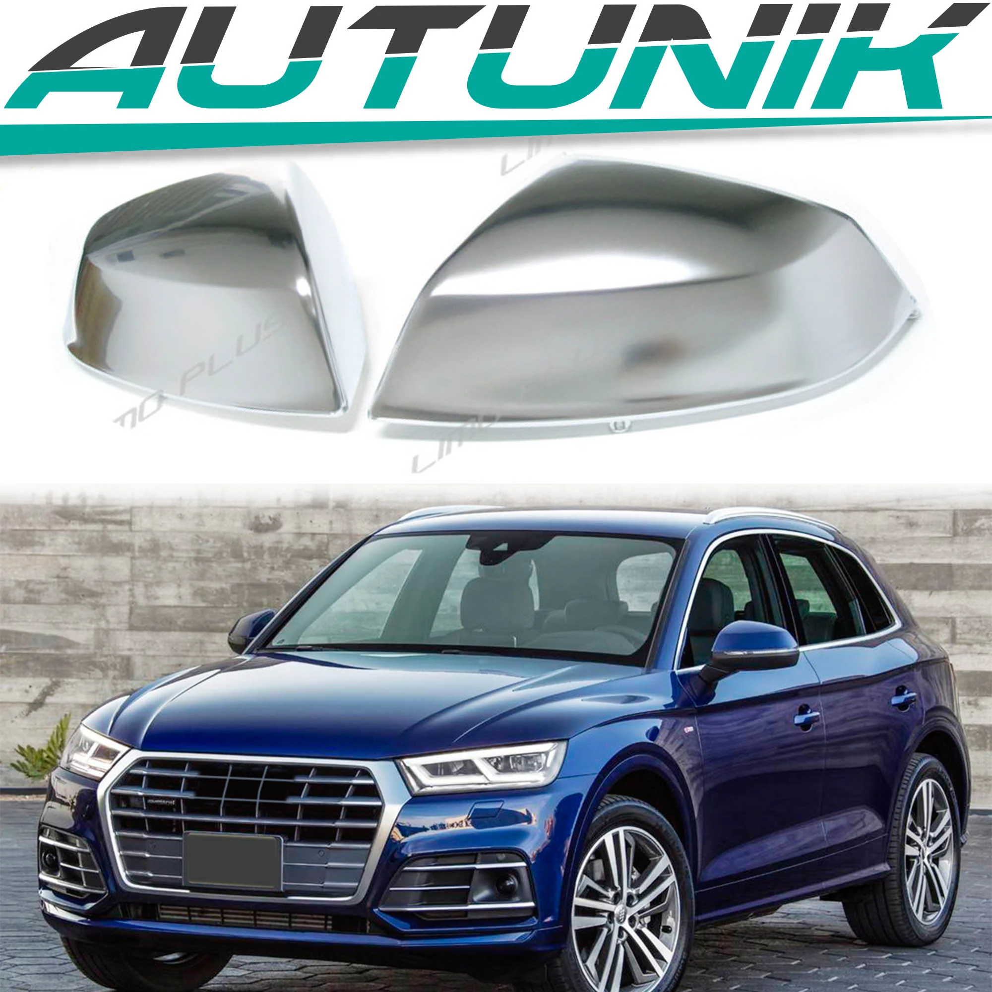 Chrome Mirror Cover Caps Replace For AUDI Q5 SQ5 Q7 SQ7 2018-2025 - Image 13