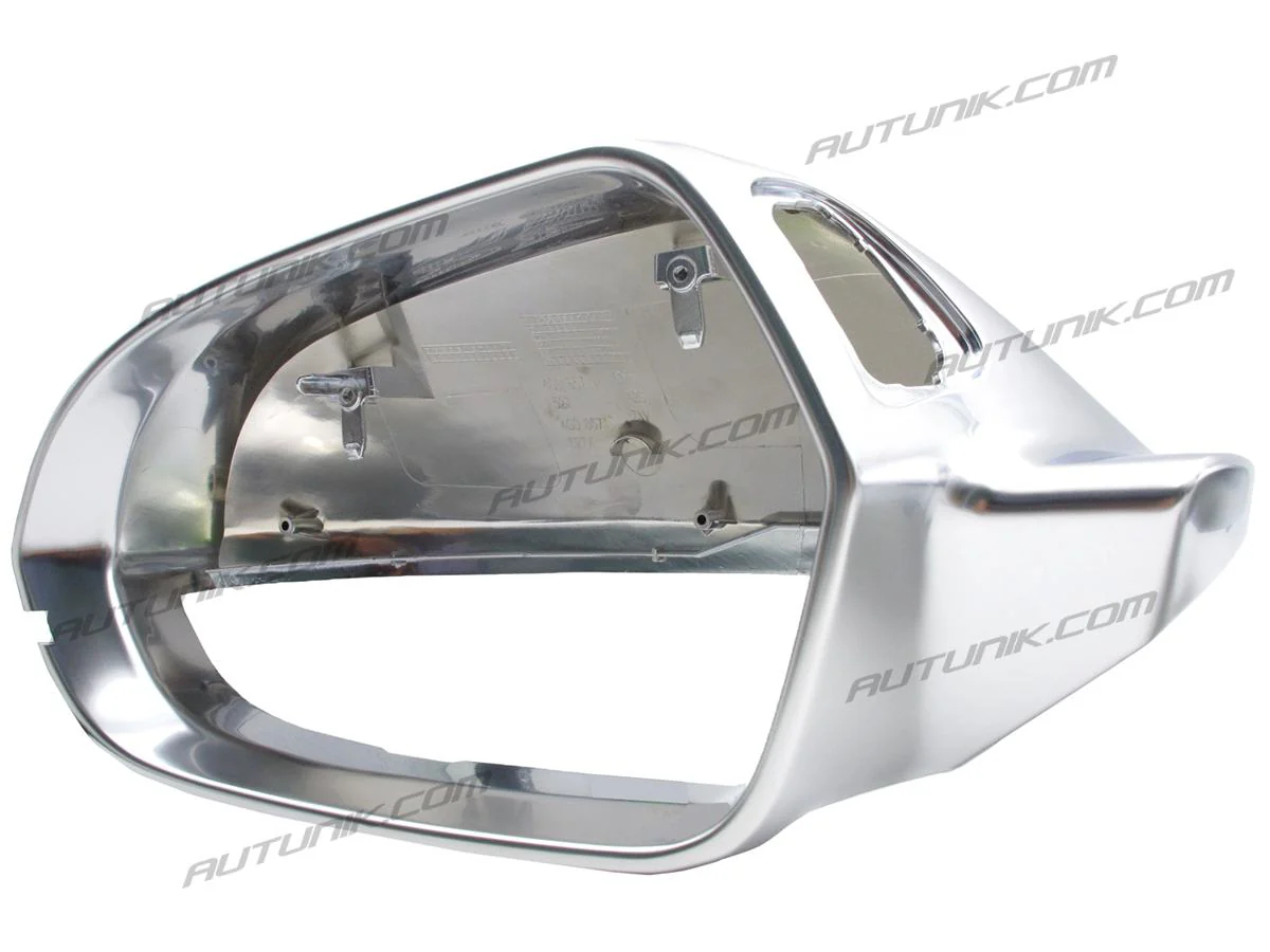 Matte Chrome Side Mirror Cover Caps Replace For AUDI A6 C7 S6 RS6 2012-2018 with Lane Assist mc15 - Image 12
