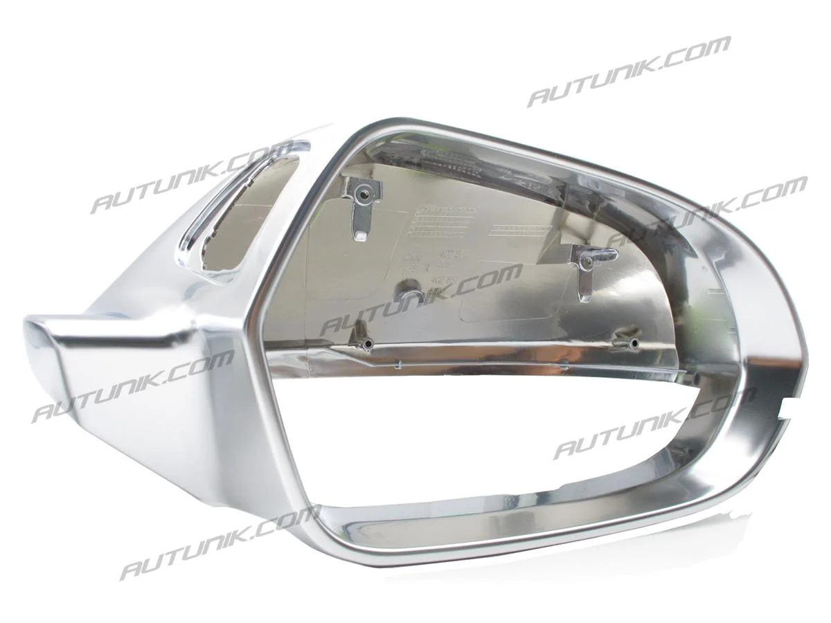 Matte Chrome Side Mirror Cover Caps Replace For AUDI A6 C7 S6 RS6 2012-2018 with Lane Assist mc15 - Image 13