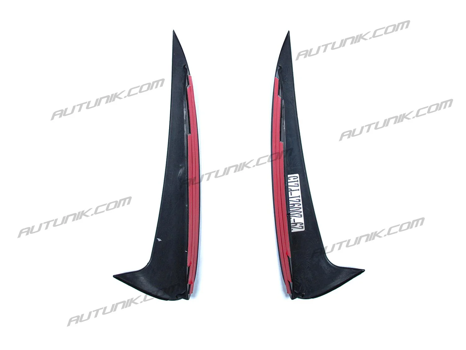 Glossy Black Rear Canards Side Air Vent Trims for Mercedes W205 Coupe C205 C300 C43 AMG 2015-2023 - Image 11