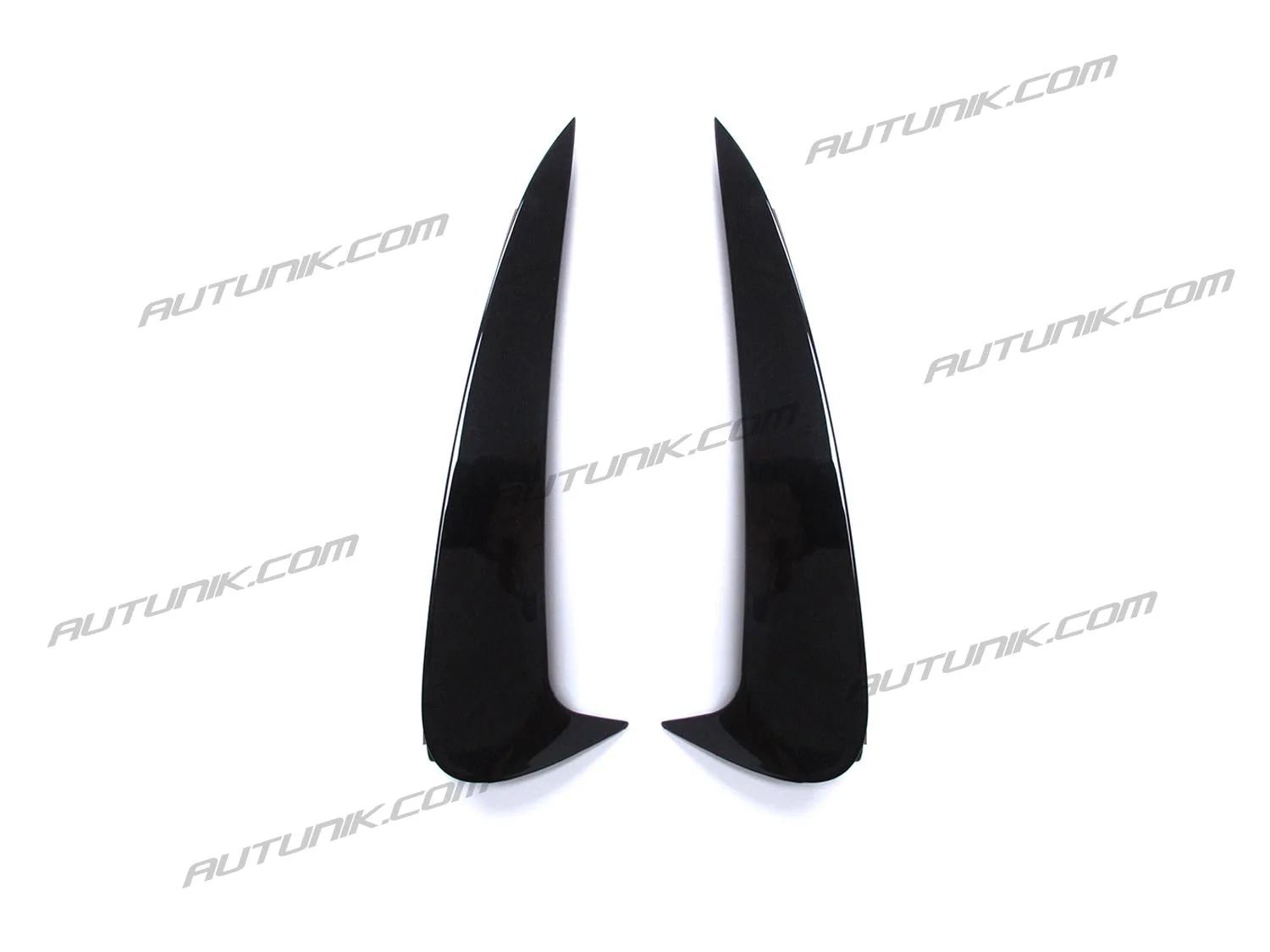 Glossy Black Rear Canards Side Air Vent Trims for Mercedes W205 Coupe C205 C300 C43 AMG 2015-2023 - Image 7