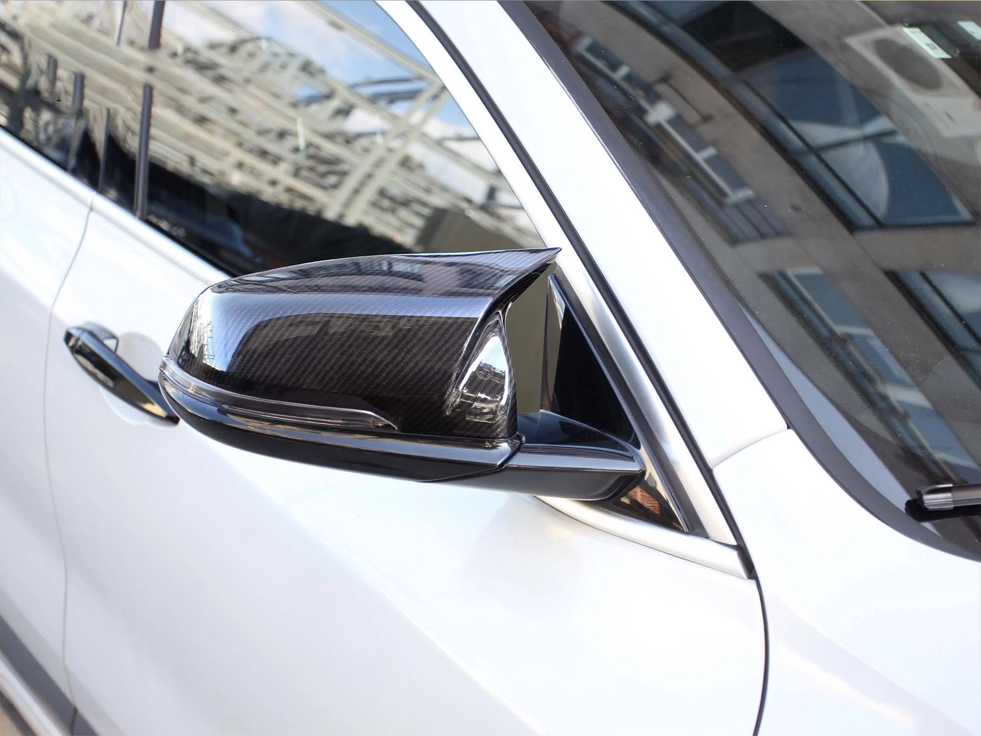 Dry Carbon Fiber Mirror Cover Caps Replace for Toyota A90 Supra 2020-2026 - Image 2