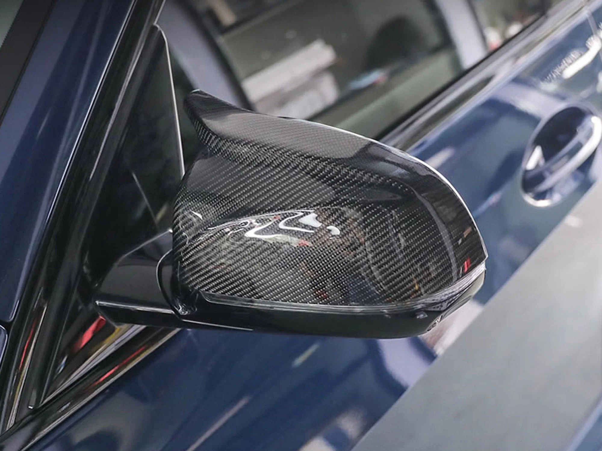 Dry Carbon Fiber Mirror Caps Replace for BMW X3 G01 X4 G02 X5 G05 X6 G06 X7 G07 2019+ mc157 - Image 6