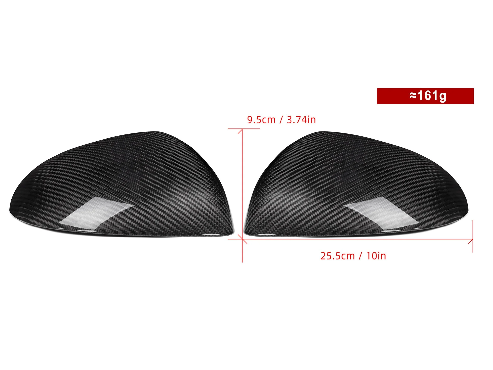 Dry Carbon Fiber Mirror Covers Replace For Mercedes W206 C-Class W223 2022+ mc154 - Image 15
