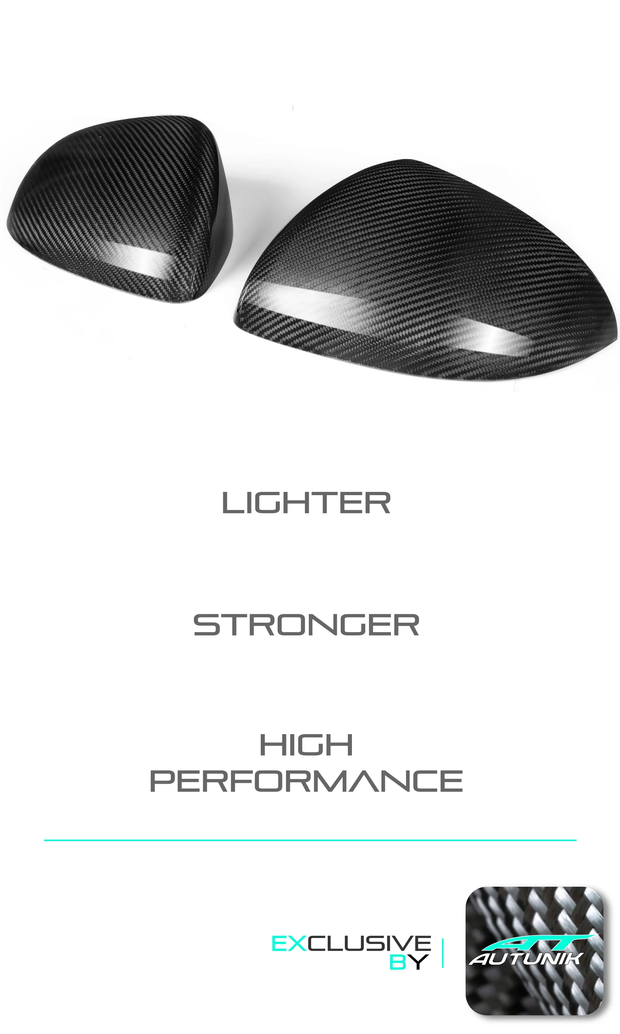 Dry Carbon Fiber Mirror Covers Replace For Mercedes W206 C-Class W223 2022+ mc154 - Image 4