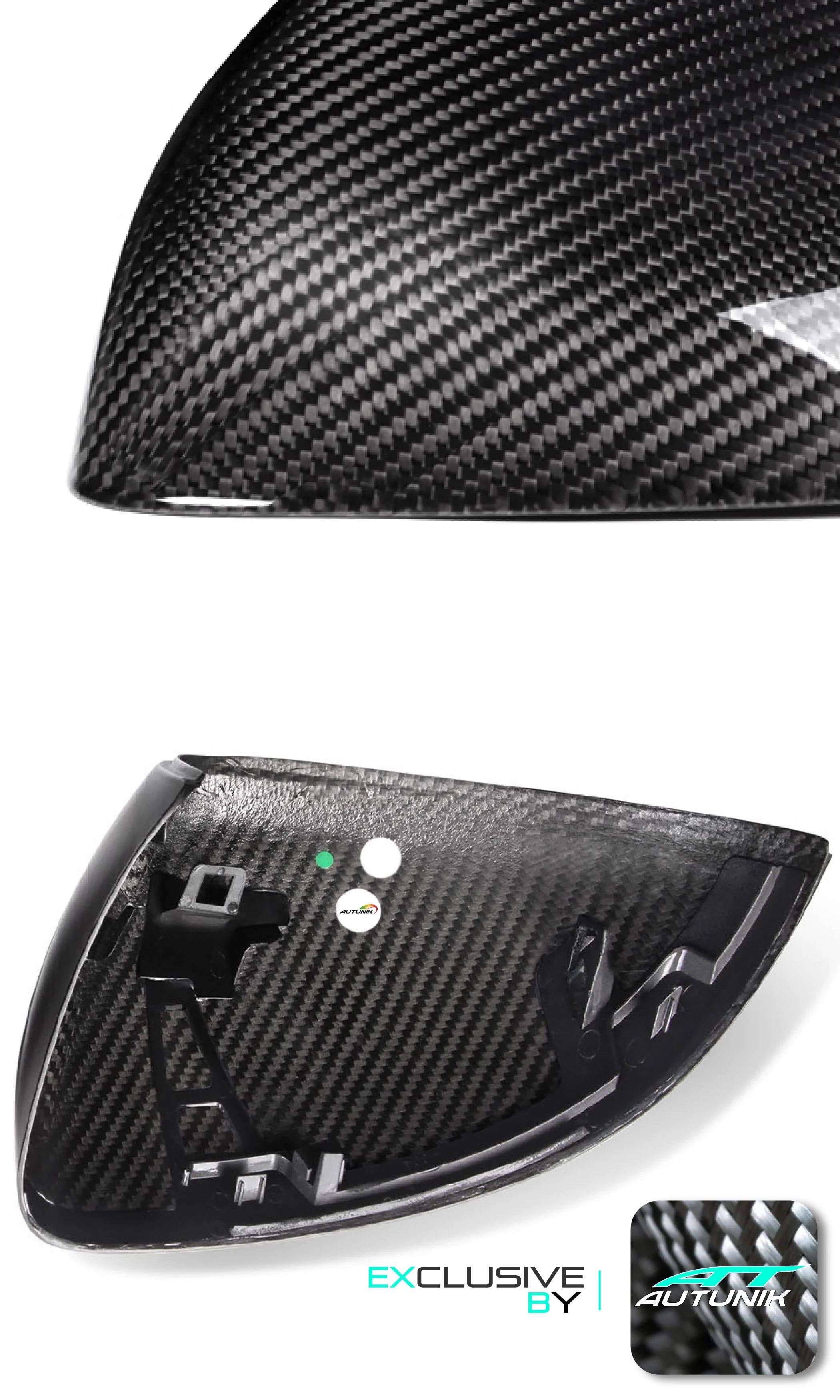 Dry Carbon Fiber Mirror Covers Replace For Mercedes W206 C-Class W223 2022+ mc154 - Image 6
