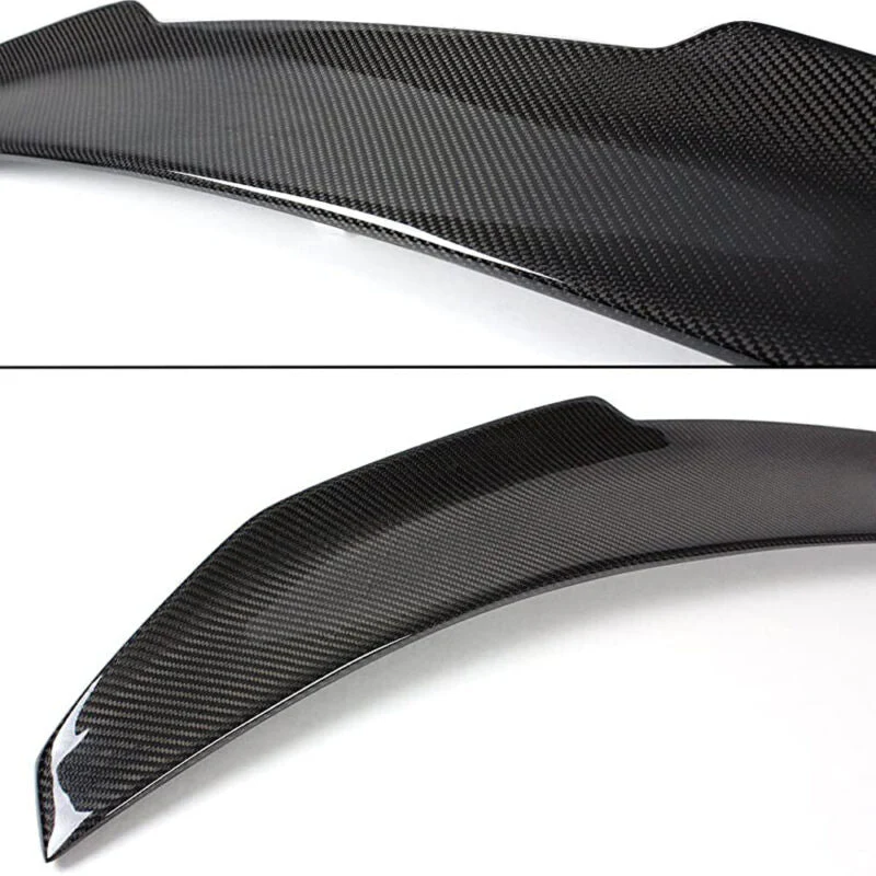 Carbon Fiber Rear Trunk Spoiler Wing fits for BMW 3Ser E90 Sedan M3 2006-2011 - Image 4
