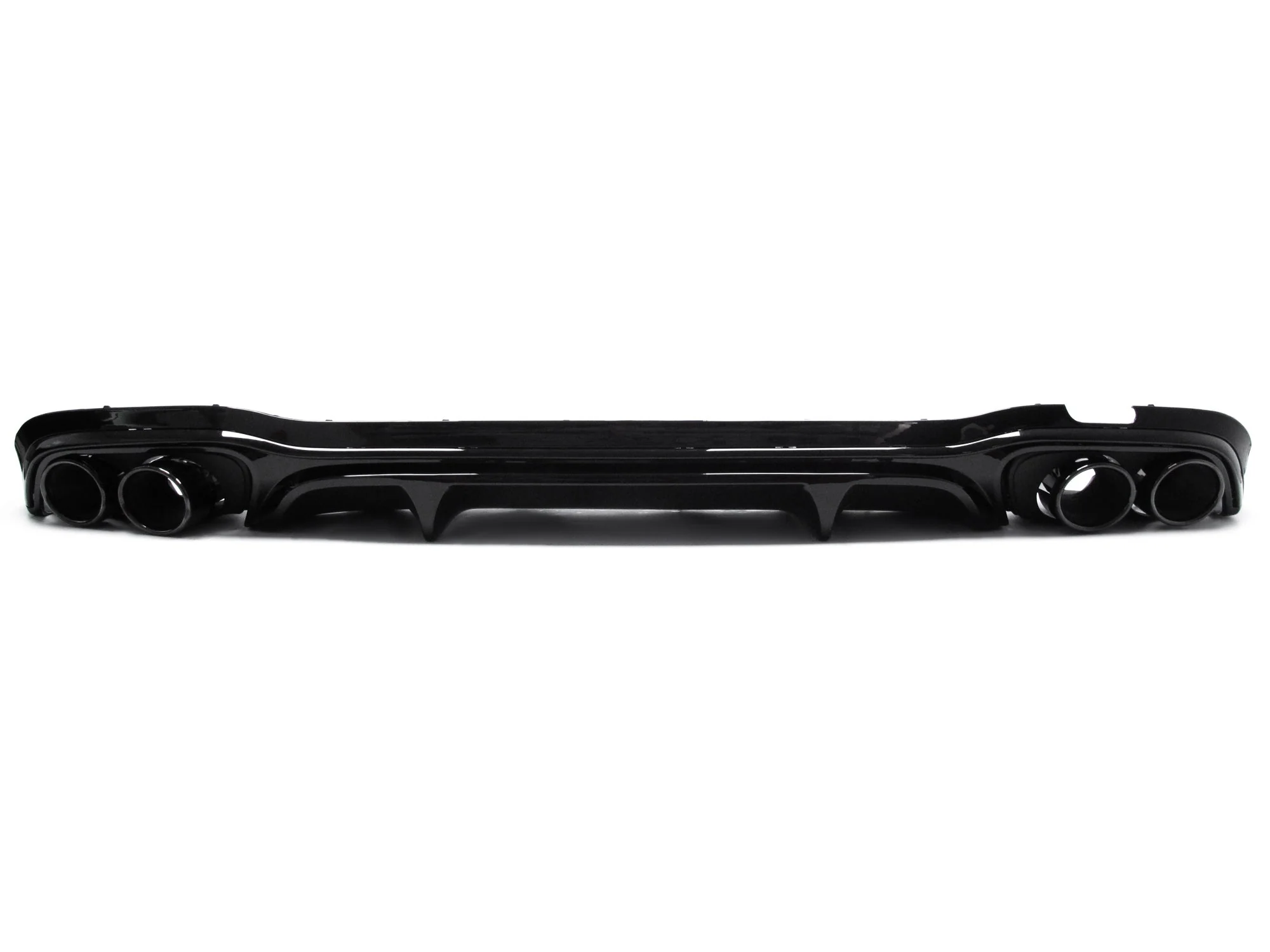 Gloss Black Diffuser & Exhaust Tips for Mercedes E-class W213 S213 Sedan AMG 2021-2023 - Image 5