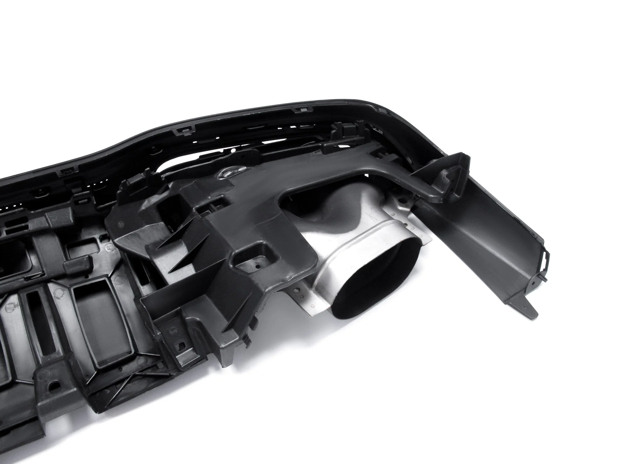 Gloss Black Diffuser & Exhaust Tips for Mercedes E-class W213 S213 Sedan AMG 2021-2023 - Image 9