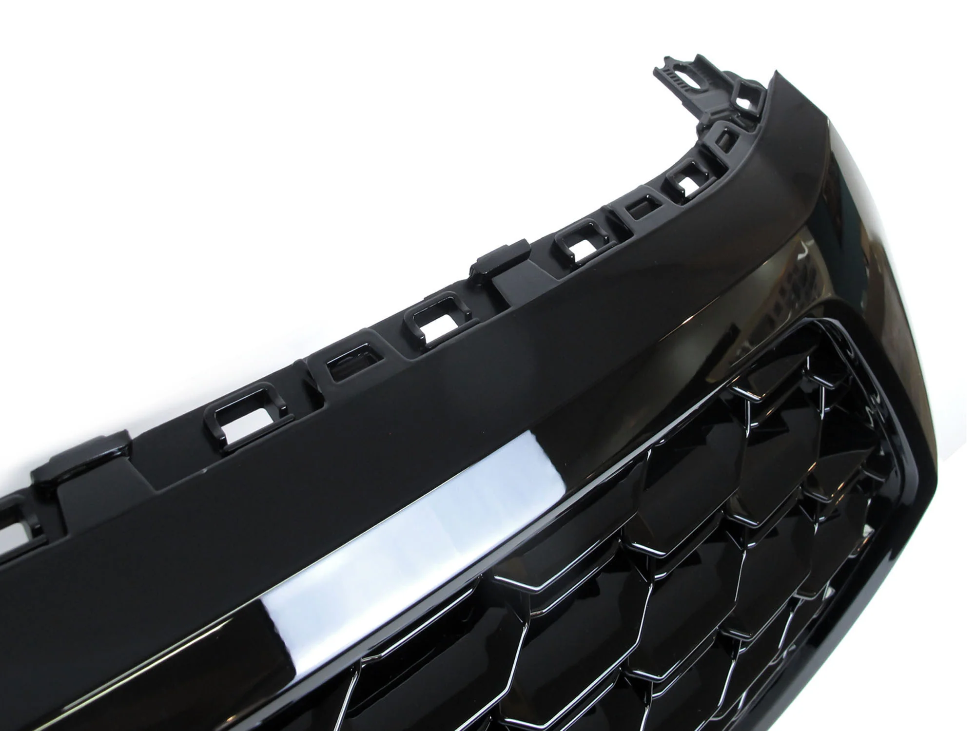 Gloss Black Honeycomb Front Mesh Grille for AUDI Q5 SQ5 2018 2019 2020 - Image 11