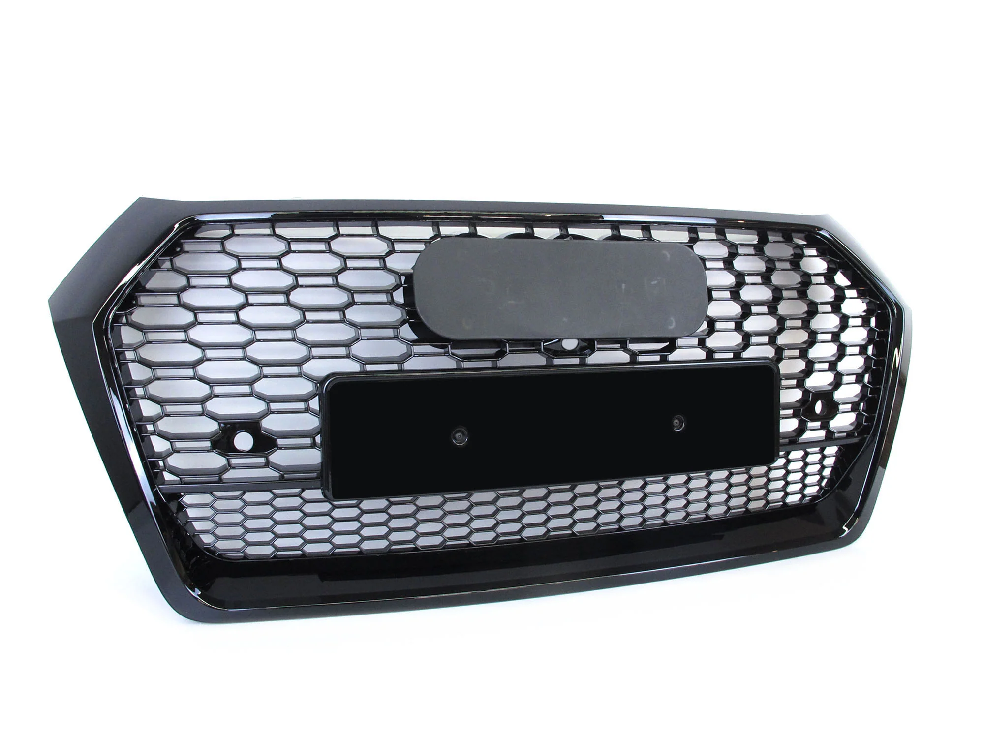 Gloss Black Honeycomb Front Mesh Grille for AUDI Q5 SQ5 2018 2019 2020 - Image 7
