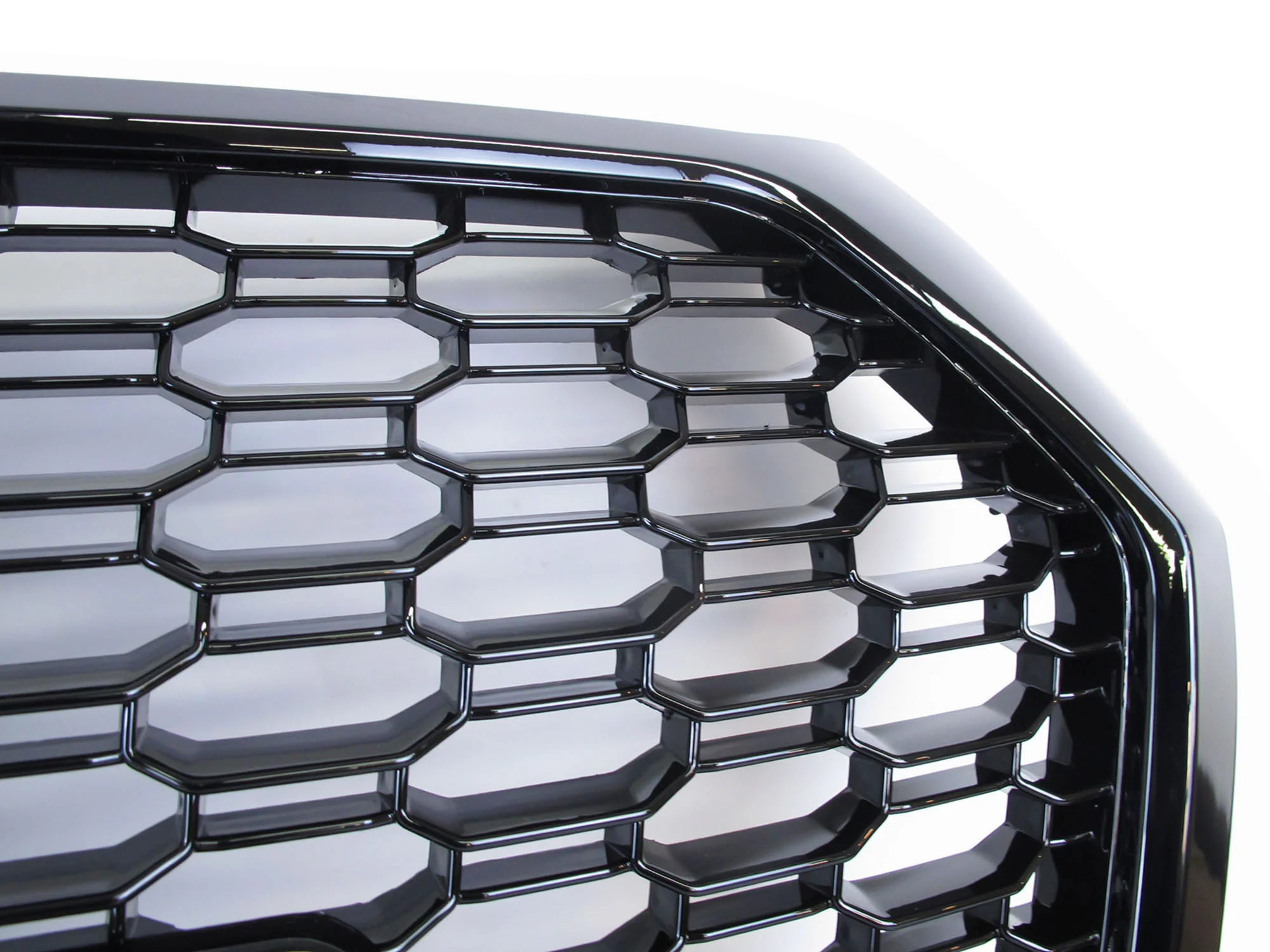 Gloss Black Honeycomb Front Mesh Grille for AUDI Q5 SQ5 2018 2019 2020 - Image 9