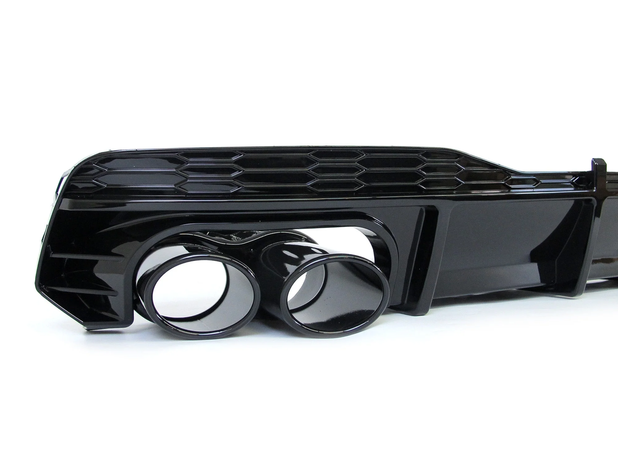 Gloss Black Rear Diffuser Exhaust Tips For AUDI A7 C8 S-line S7 2019-2024 di180 - Image 8