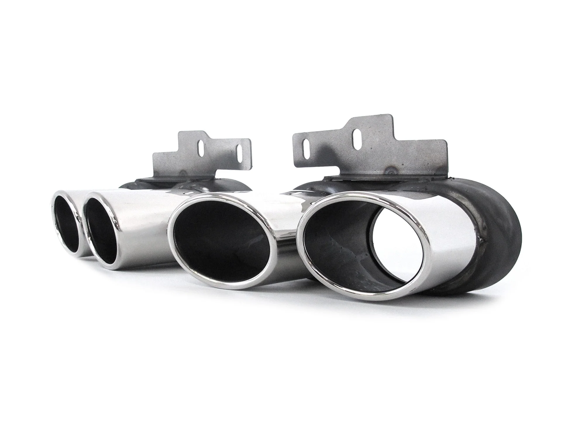 Rear Diffuser w/ Silver Exhaust Tips For AUDI A7 C8 S-line S7 2019-2025 - Image 11