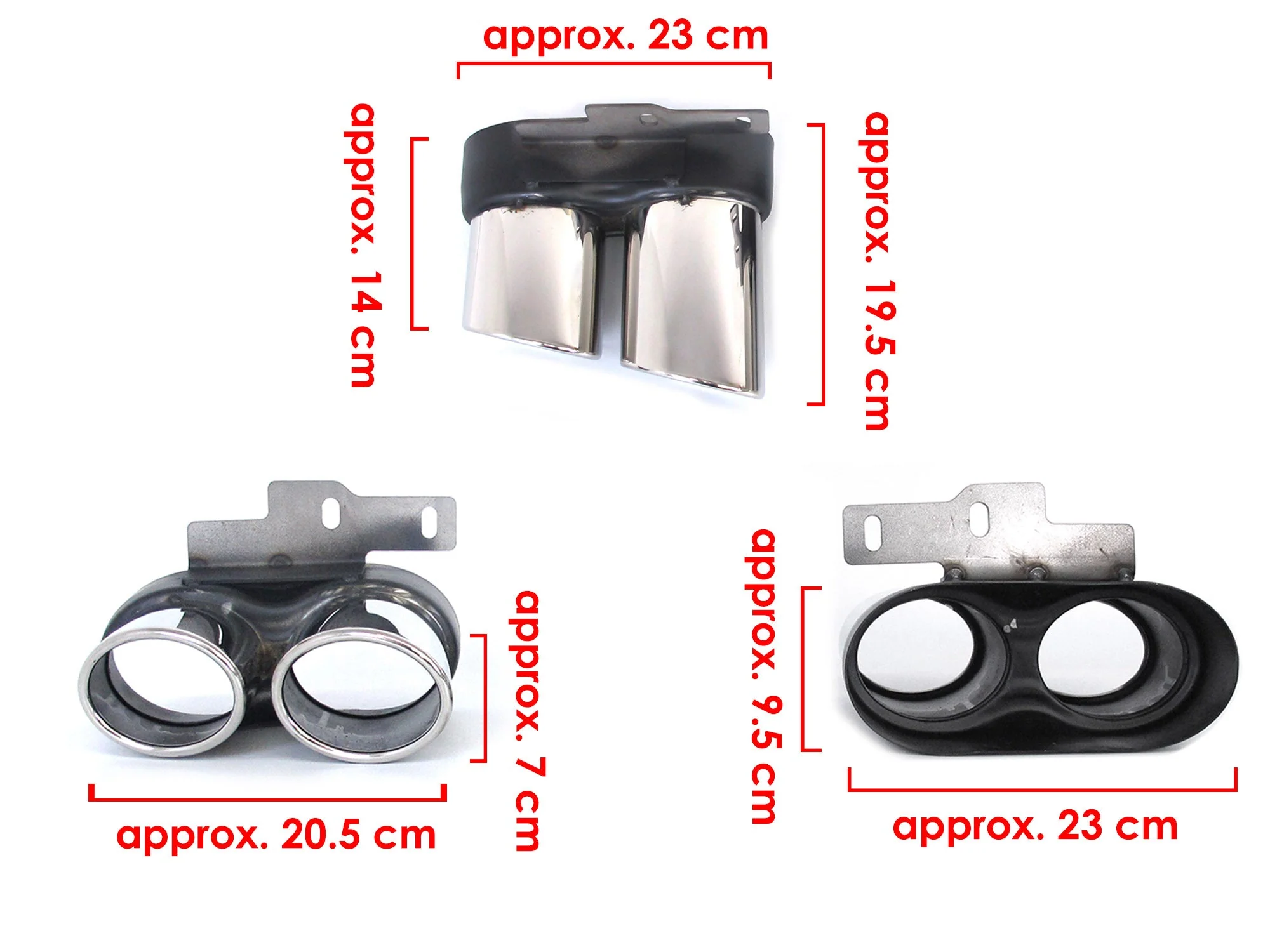 Rear Diffuser w/ Silver Exhaust Tips For AUDI A7 C8 S-line S7 2019-2025 - Image 13