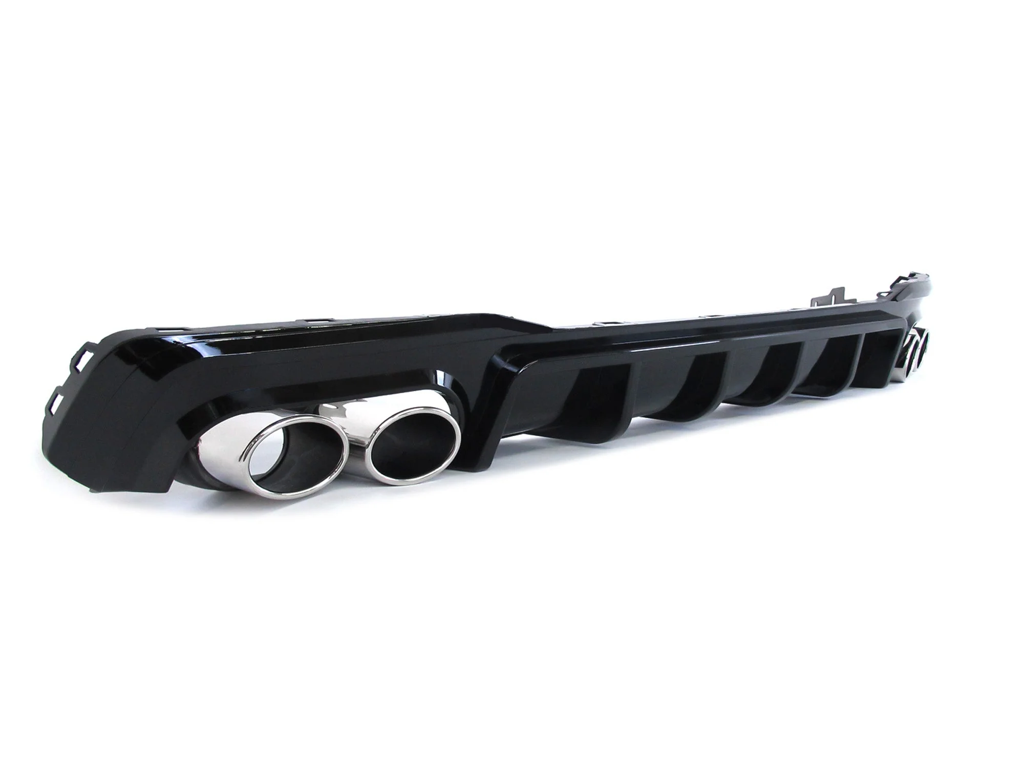 Rear Diffuser w/ Silver Exhaust Tips For AUDI A7 C8 S-line S7 2019-2025 - Image 7