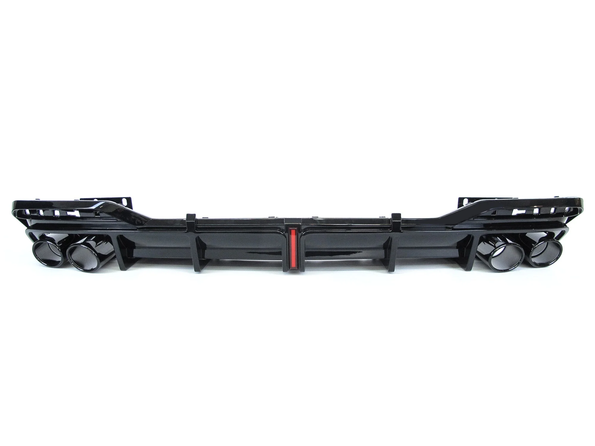 Gloss Black LED Rear Diffuser + Exhaust Tips For AUDI A5 F5 S-line / S5 2020-2024 - Image 8