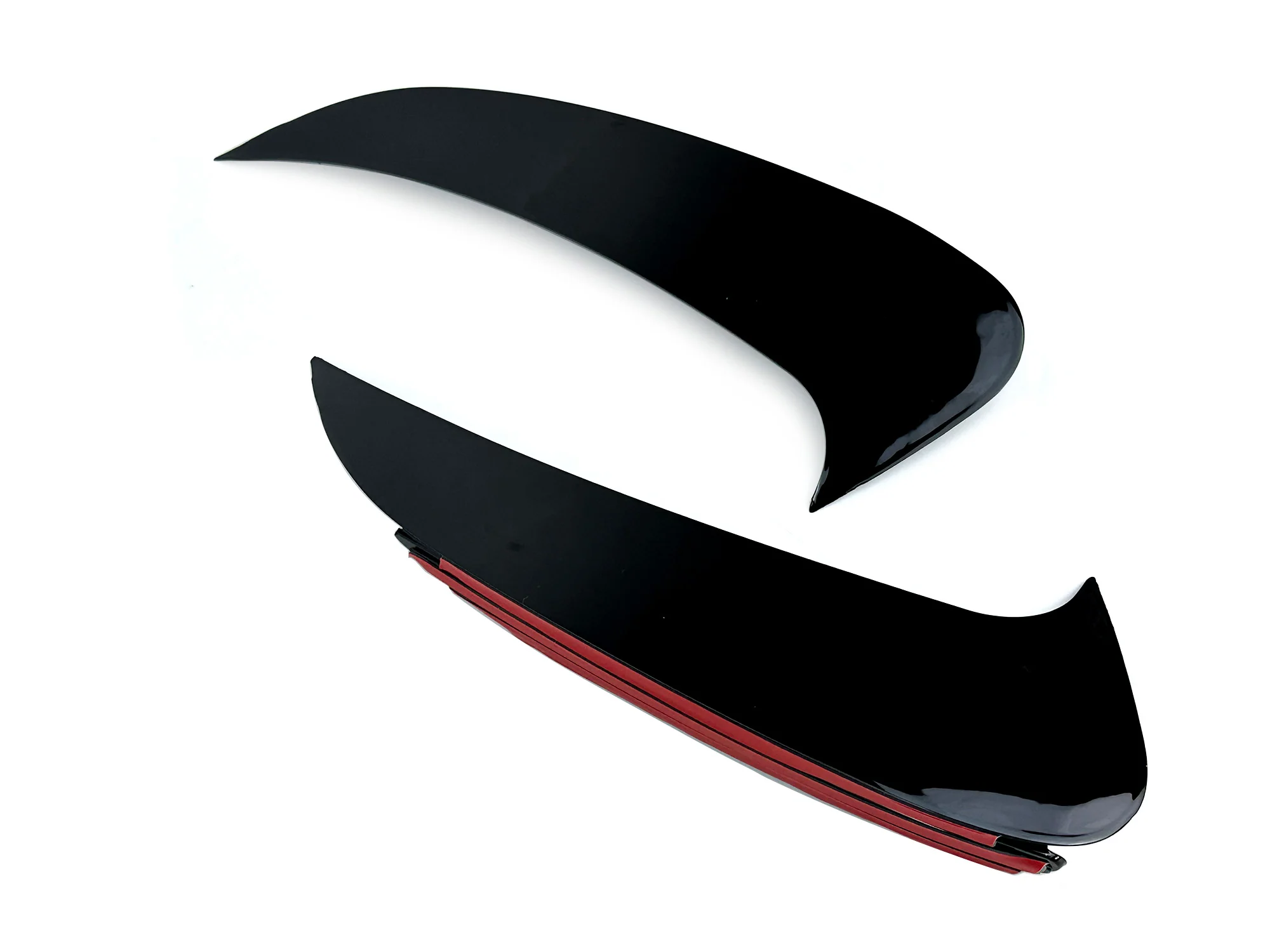 Gloss Black Rear Side Air Vent Canards for Mercedes W206 Sedan 2022-2024 - Image 6