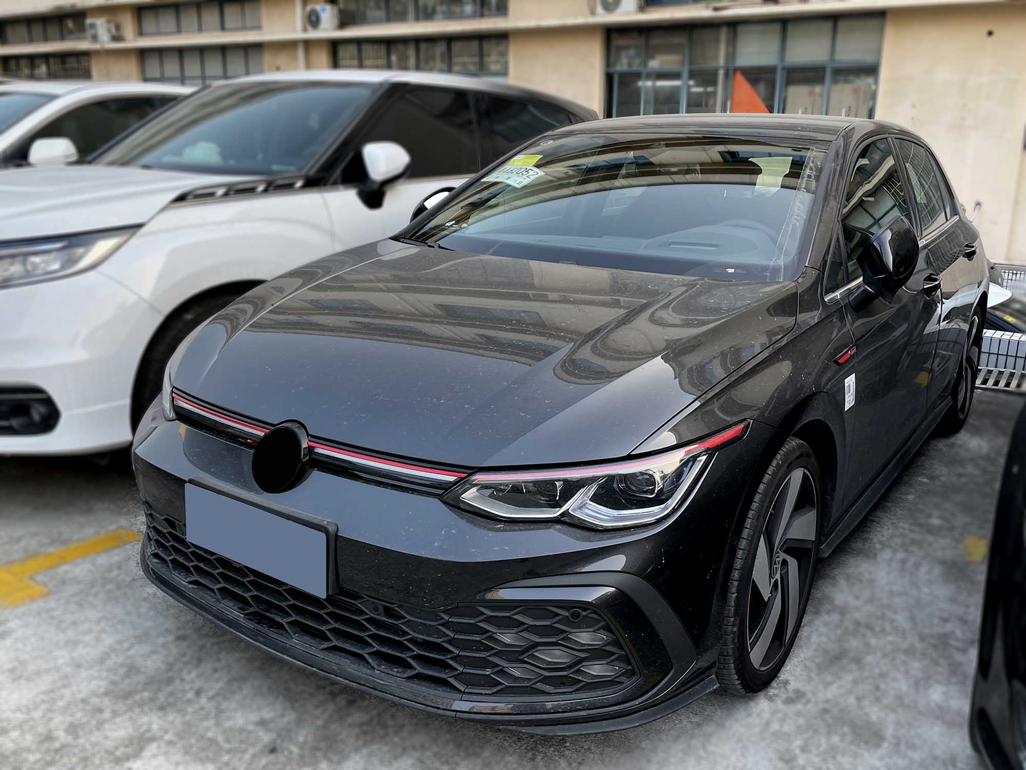Gloss Black Mirror Caps Cover Replace for VW Golf 8 MK8 with Assist Light 2020-2026 - Image 3