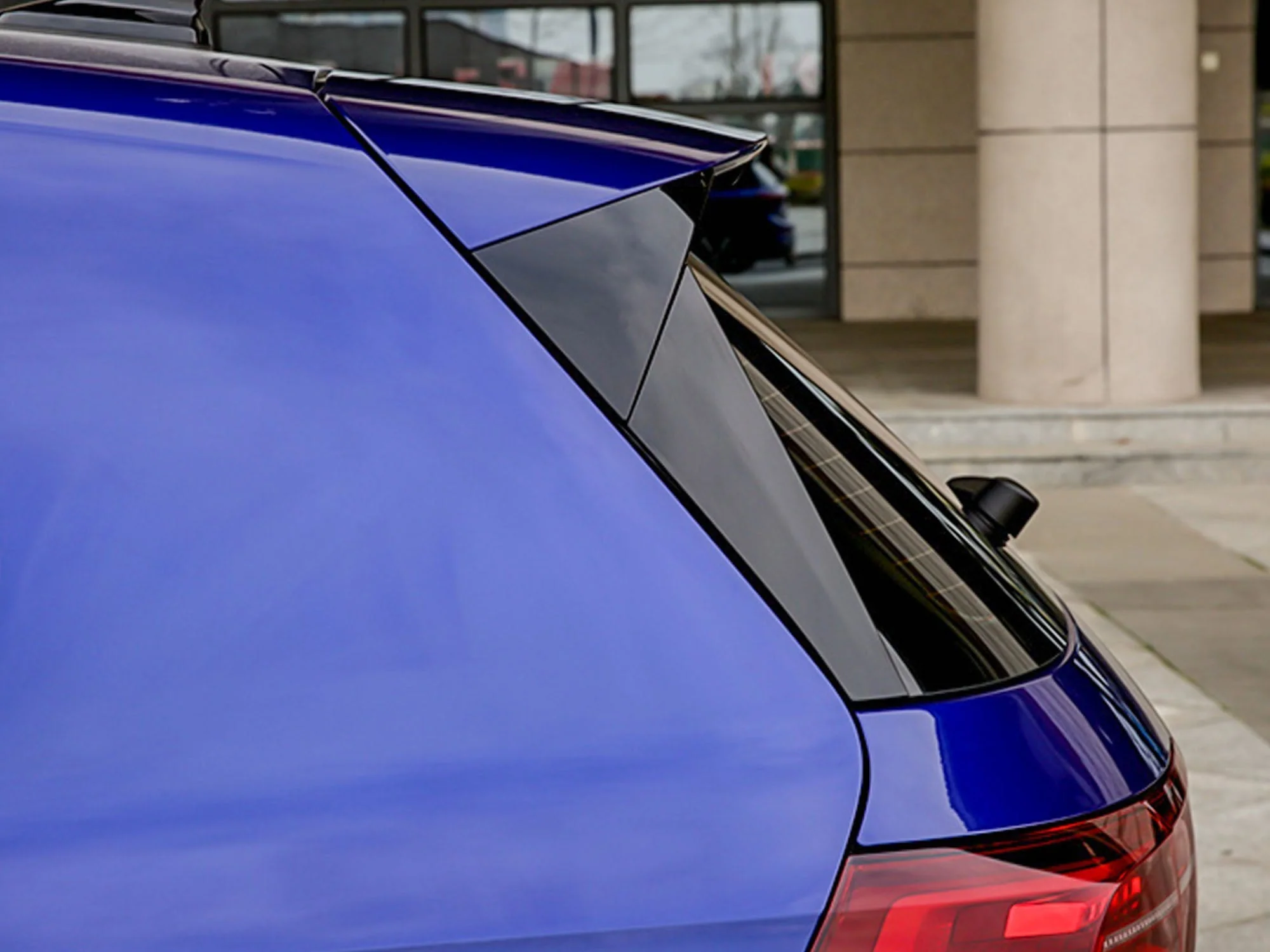 Gloss Black Rear Window Spoiler For VW Golf MK8 TSI TDI 2022-2024 - Image 4