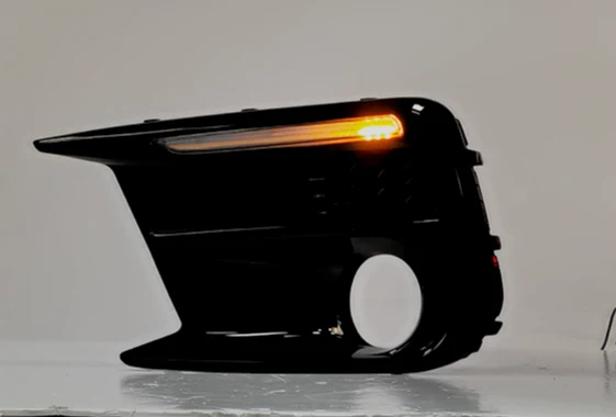 Switchback Sequential LED DRL Fog Light Cover Kit Bezel For Subaru WRX STI 2018-2021 - Image 5