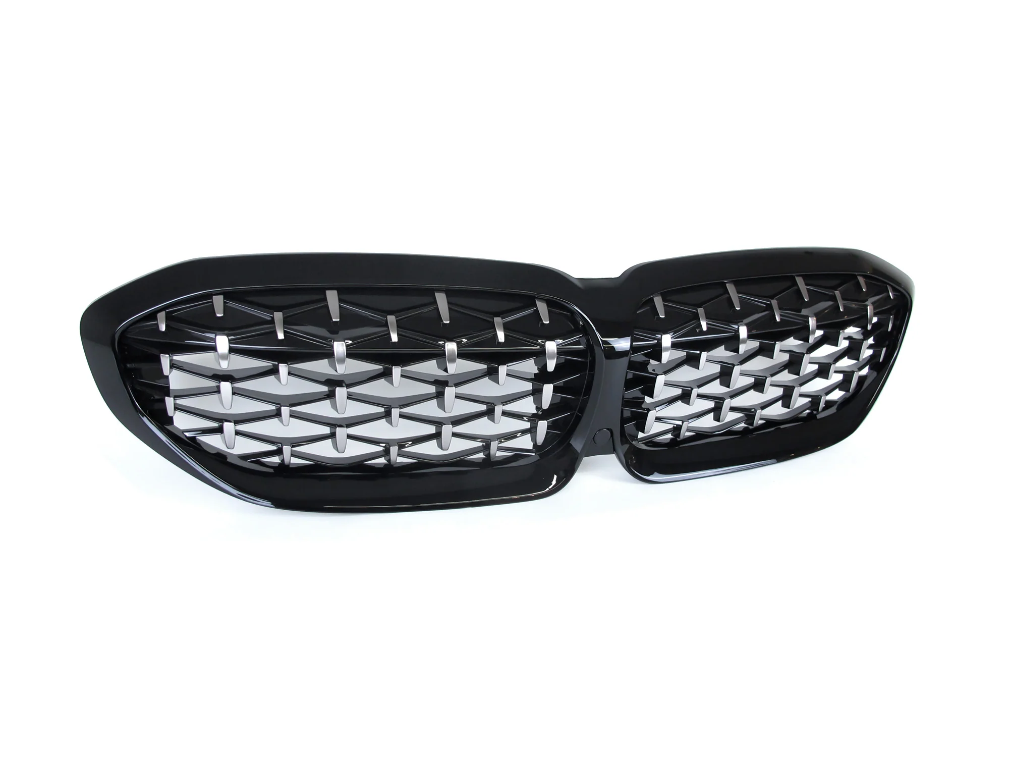 Silver Diamond Front Kidney Grill For BMW G20 3-Series M340i 2019 2020 2021 2022 - Image 4