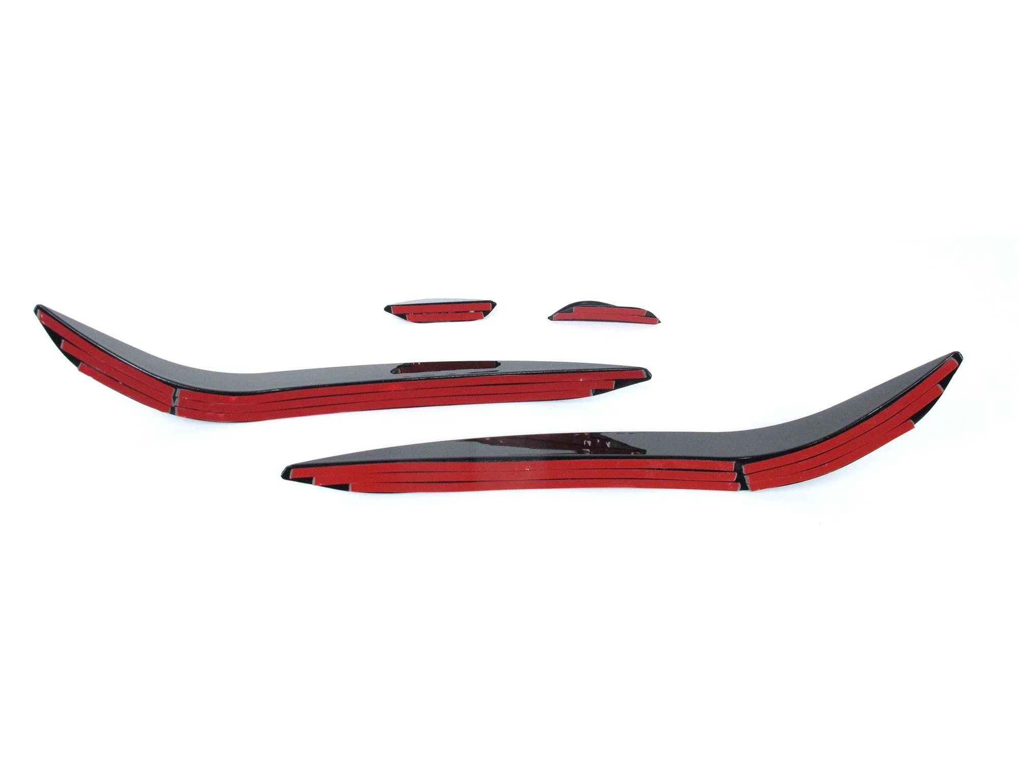 Glossy Black Front Bumper Canards Set for VW Golf MK6 GTI 2008-2012 - Image 27