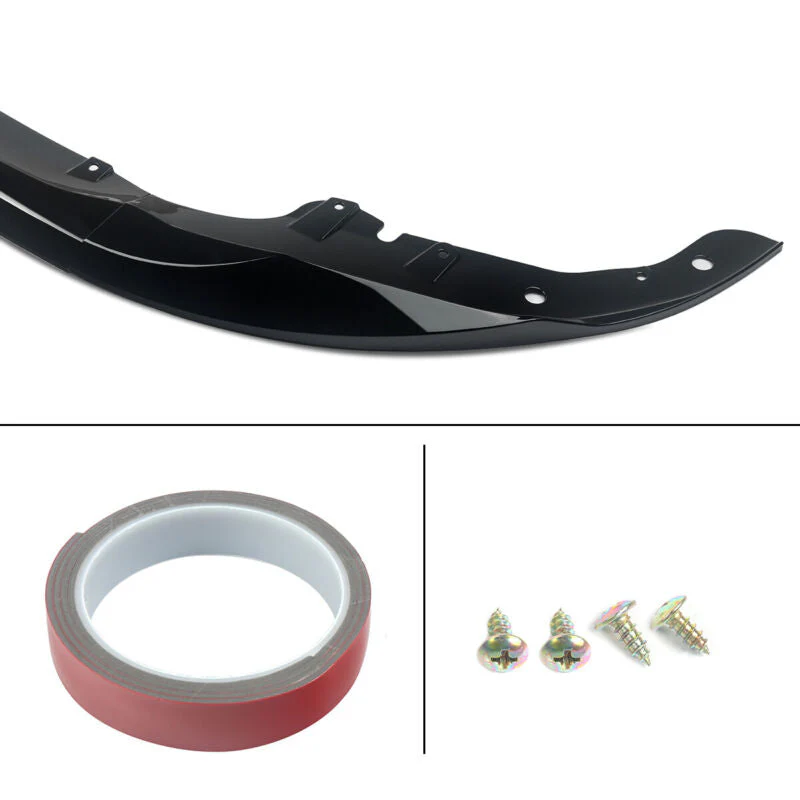 Glossy Black Front Lip Splitter for BMW 4 Series 2-Door G22 G23 M Sport 2021-2026 - Image 10