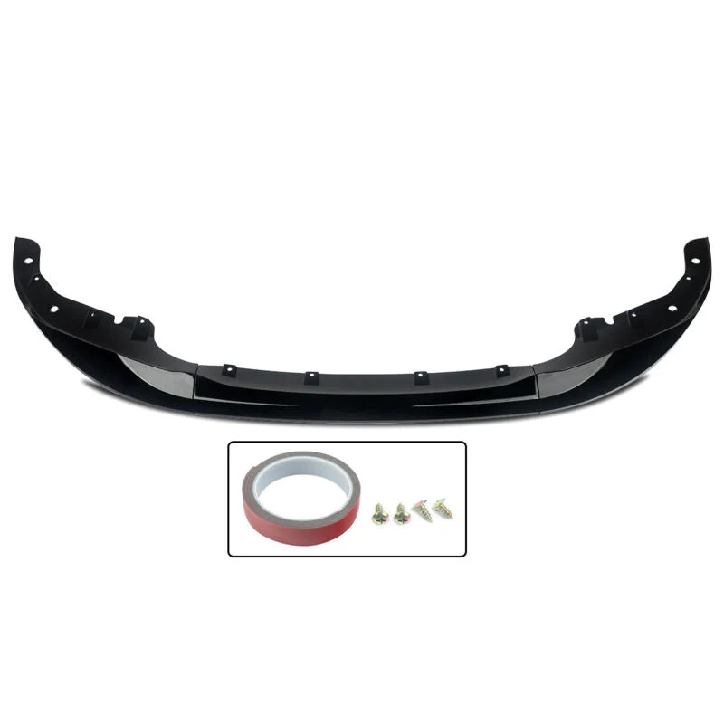 Glossy Black Front Lip Splitter for BMW 4 Series 2-Door G22 G23 M Sport 2021-2026 - Image 8