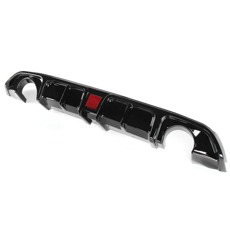 Glossy Black Rear Diffuser w/ LED Light fits Infiniti Q60 2017-2022 - Image 17