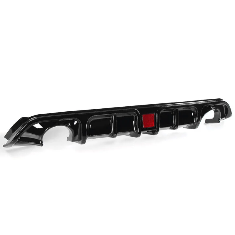 Glossy Black Rear Diffuser w/ LED Light fits Infiniti Q60 2017-2022 - Image 21