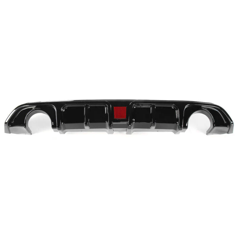 Glossy Black Rear Diffuser w/ LED Light fits Infiniti Q60 2017-2022 - Image 6
